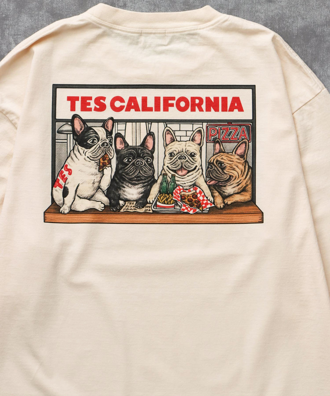TES CALIFORNIA PIZZA DINER LONG SLEEVE T-SHIRT / ロンT – TES | THE