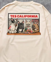 《9月下旬お届け予定》TES CALIFORNIA PIZZA DINER LONG SLEEVE T-SHIRT / ロンT