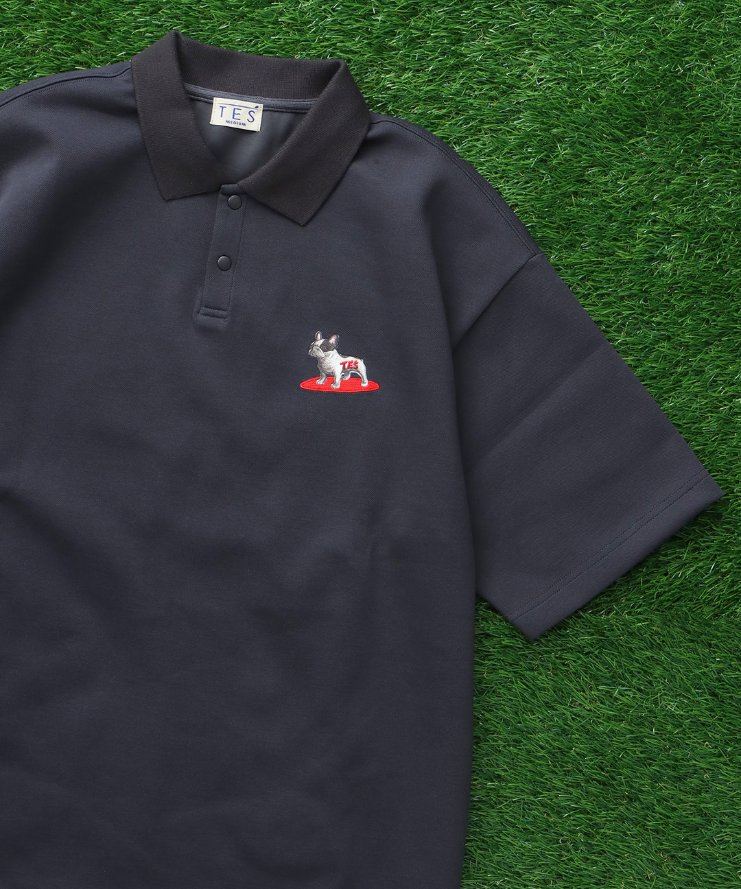 jahxncho endlessmade 042 tokyo poloポロシャツ TES KANOKO BIG POLO / ビッグシルエットPOLOシャツ – TES | THE