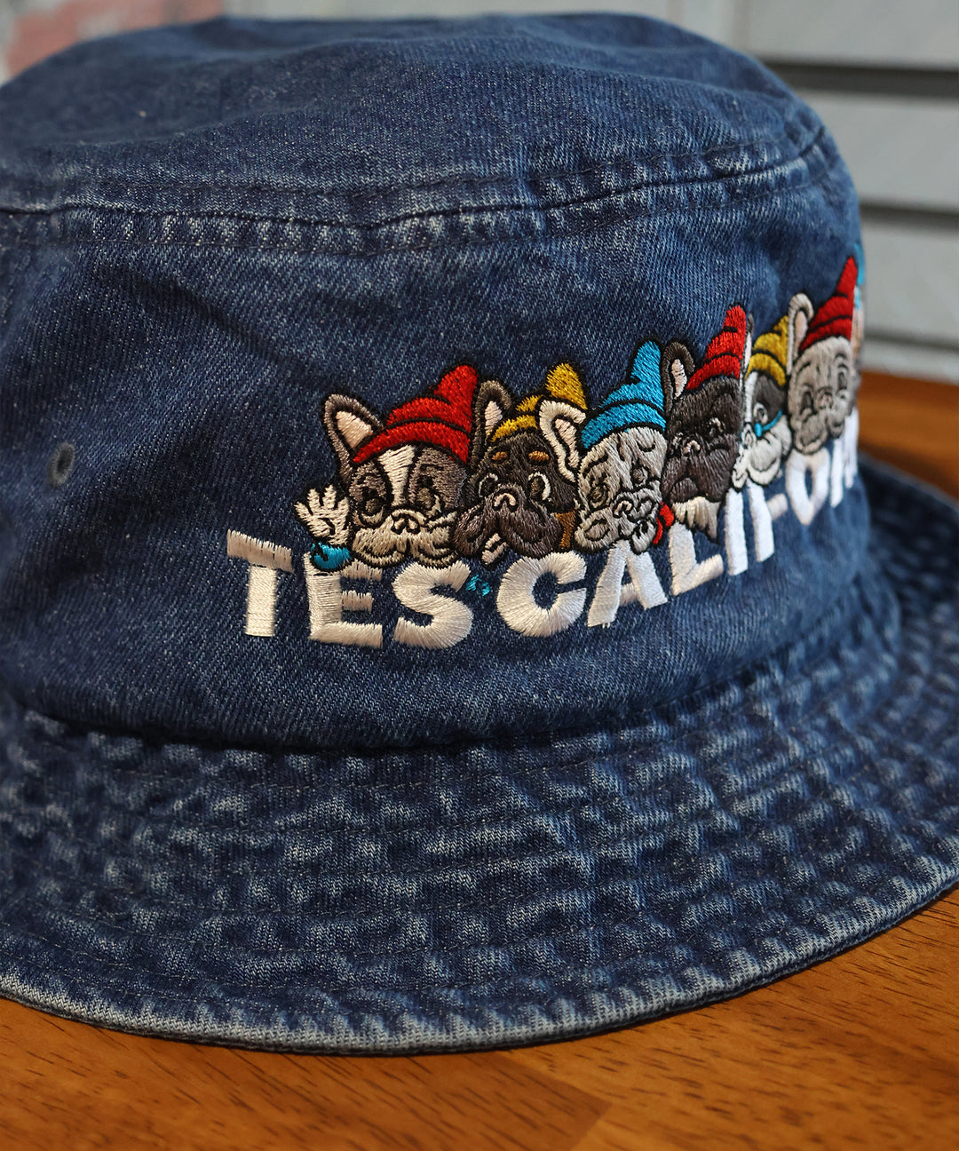 韓国 aeae デニム 帽子 SAFARI BUCKET HAT 今期 6月下旬お届け予定》 TES SEVENS BUHI DENIM BUCKET HAT / ハット