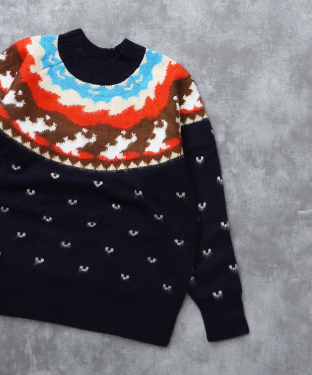 TES FB JQ KNIT / クルーネックニット
