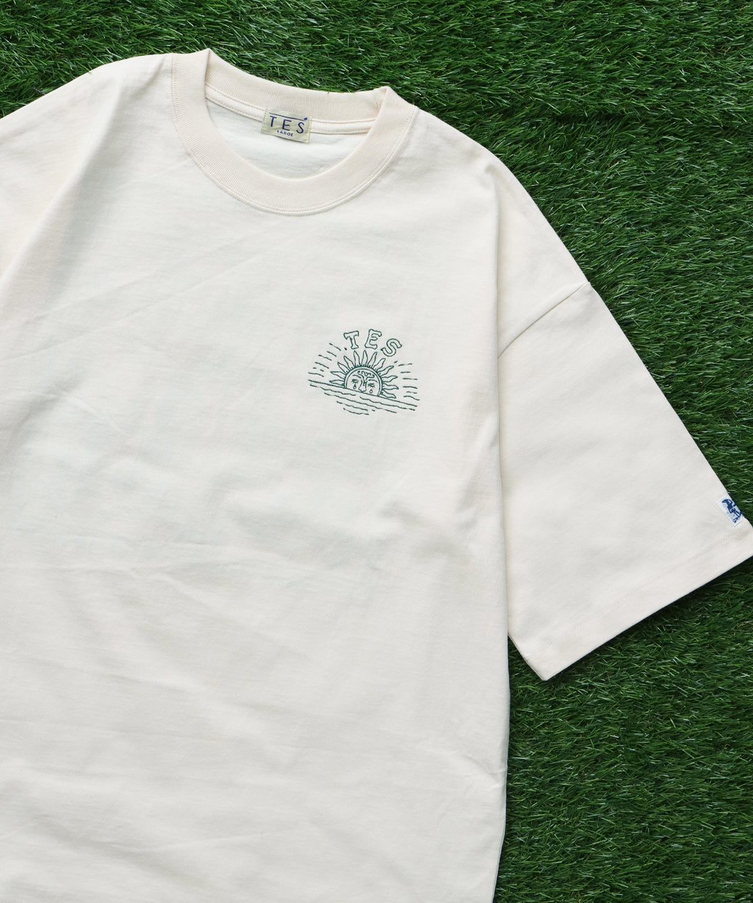 一部予約商品》TES BANDANA EMB BIG T-SHIRT / ビッグシルエットT