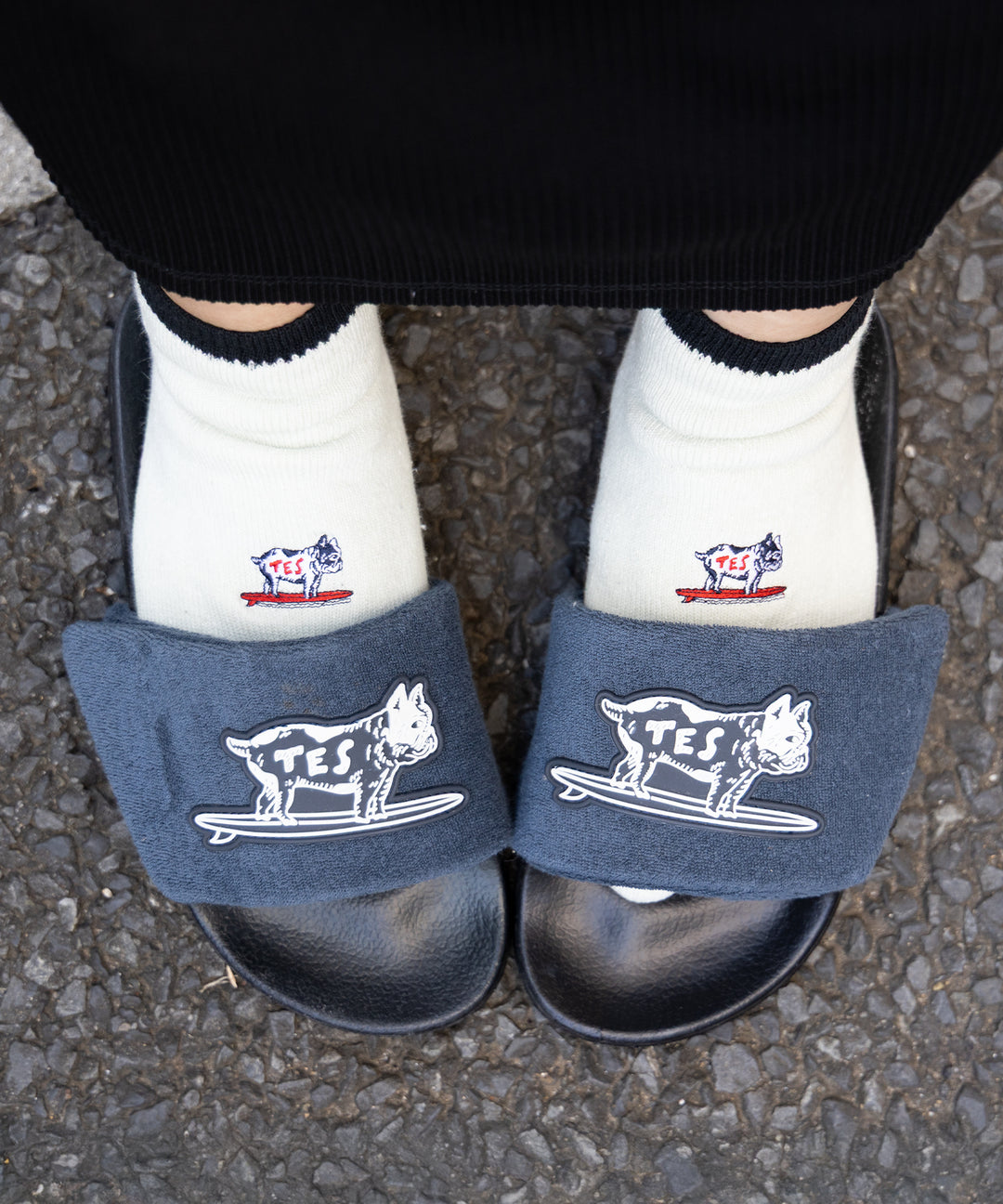 WEB / FLAG SHOP限定】TES×ASHITABI / 和紙スニーカー(くるぶし