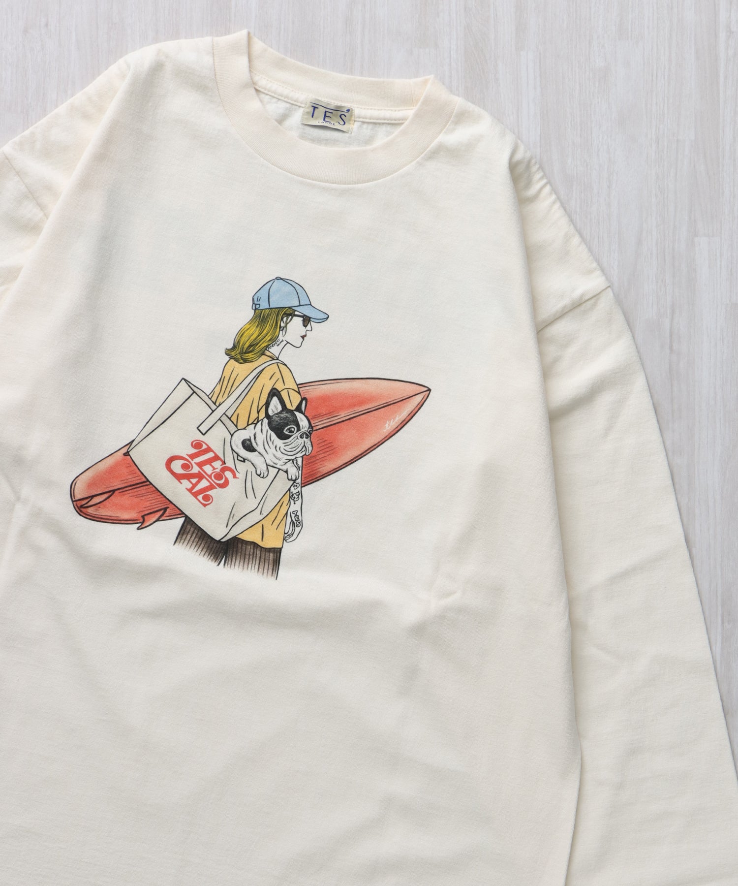 12月下旬お届け予定》TES MALIBU GIRL LONG SLEEVE T-SHIRT / ロンT