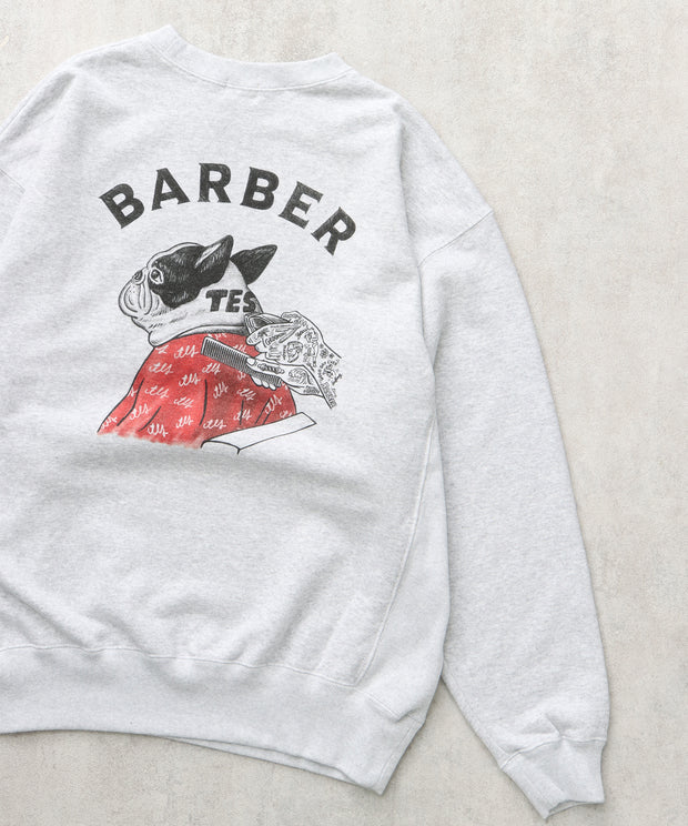 【WEB / FLAG SHOP限定】TES BARBER PT SWEAT/ クルースウェット