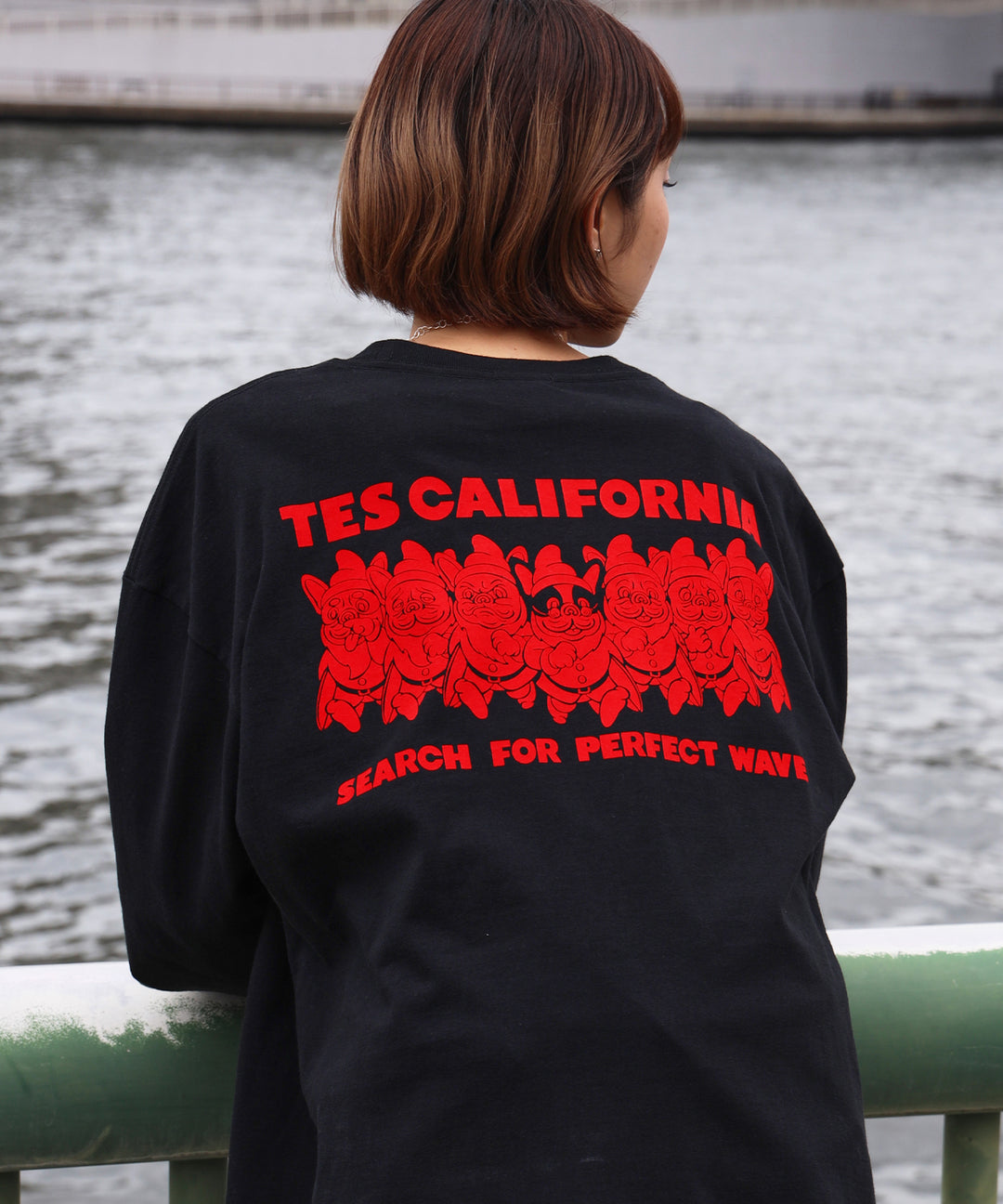 TES SEVENS BUHI FLOCK PT LONG SLEEVE T-SHIRT / ロンT – TES | THE