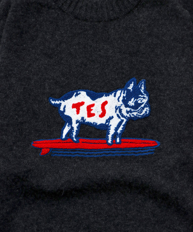 《11月下旬お届け予定》TES SAGARA BUHI WOOL KNIT / クルーネックニット