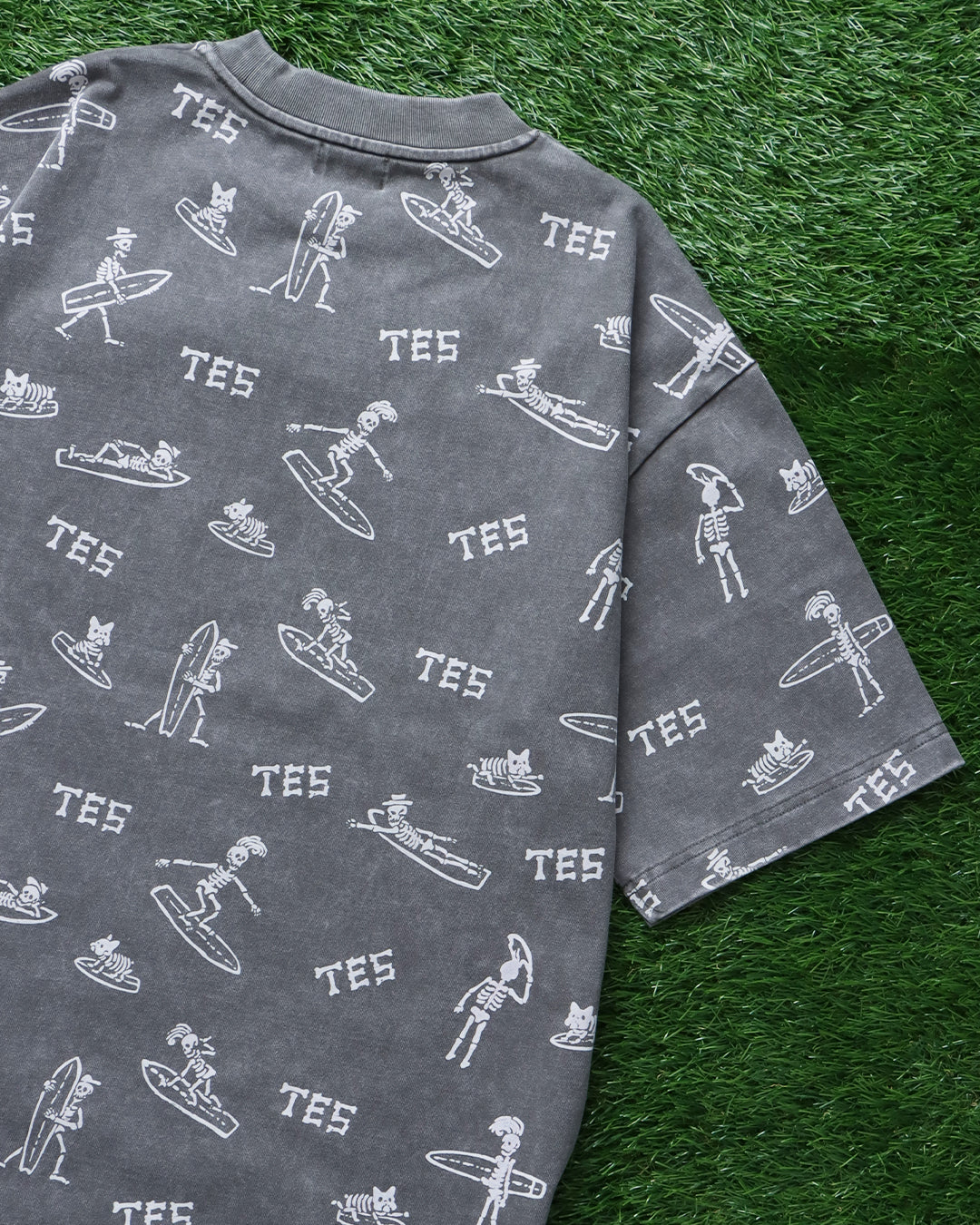 TES ENDLESS SURFIN ALL OVER T-SHIRT / ビッグシルエットTシャツ