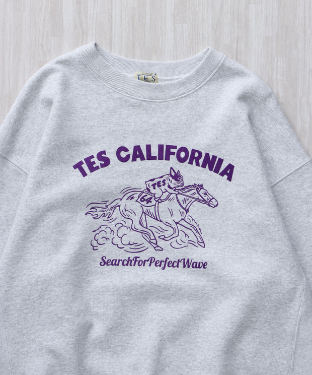TES 2026 HORSE RIDE FLOCKY CN CN SWEAT / クルーネックスウェット