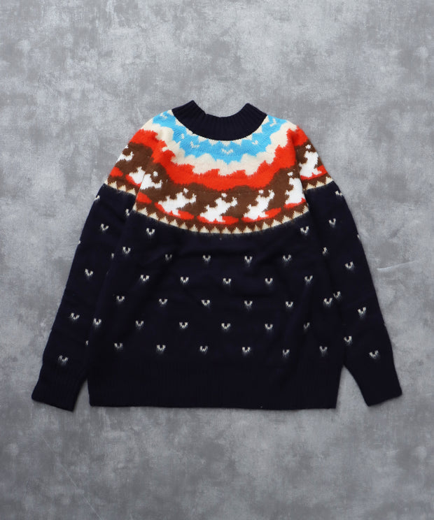 TES FB JQ KNIT / クルーネックニット
