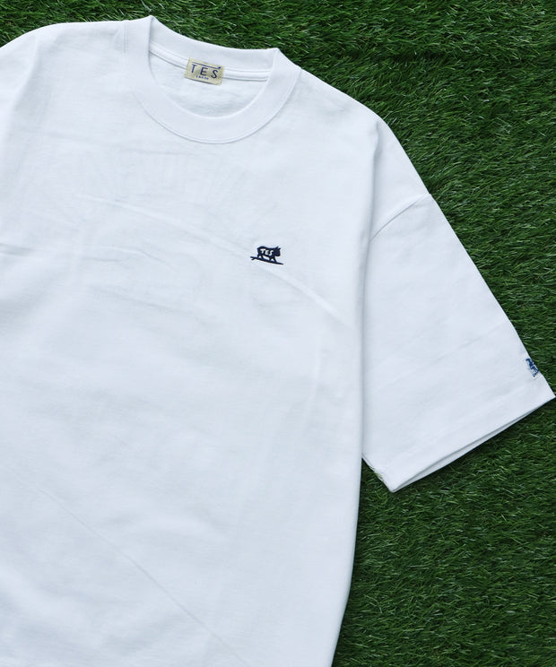 7月下旬お届け予定》TES SATIN WAPPEN BIG T-SHIRT / ビッグシルエット