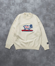 《11月下旬お届け予定》TES SAGARA BUHI WOOL KNIT / クルーネックニット