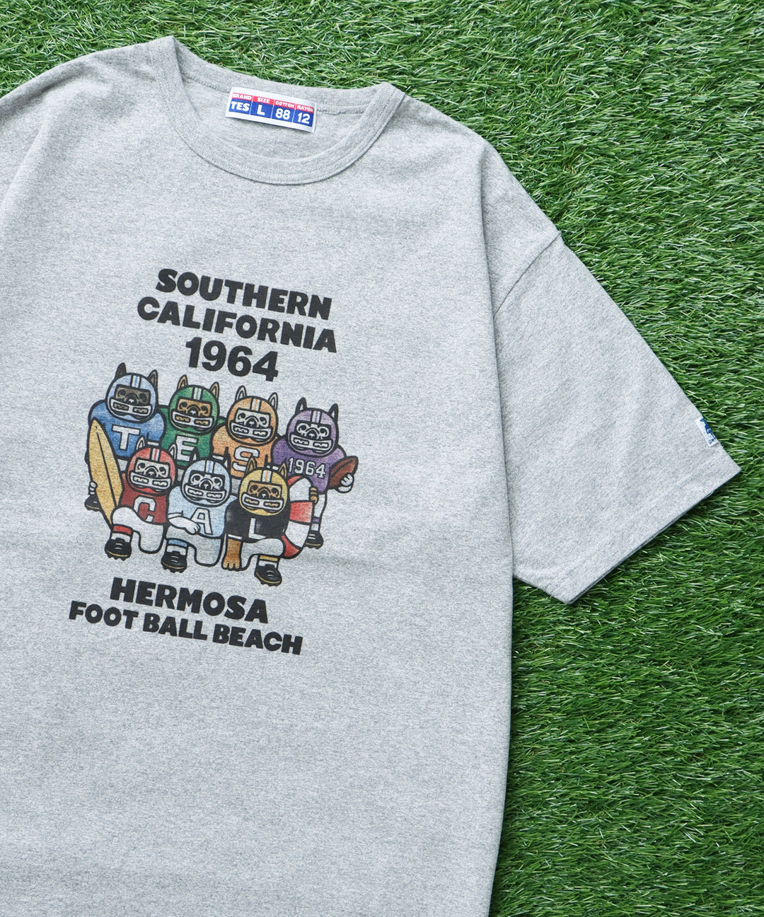 7月下旬お届け予定》TES 8812 HERMOSA FOOTBALL TEE / Tシャツ – TES