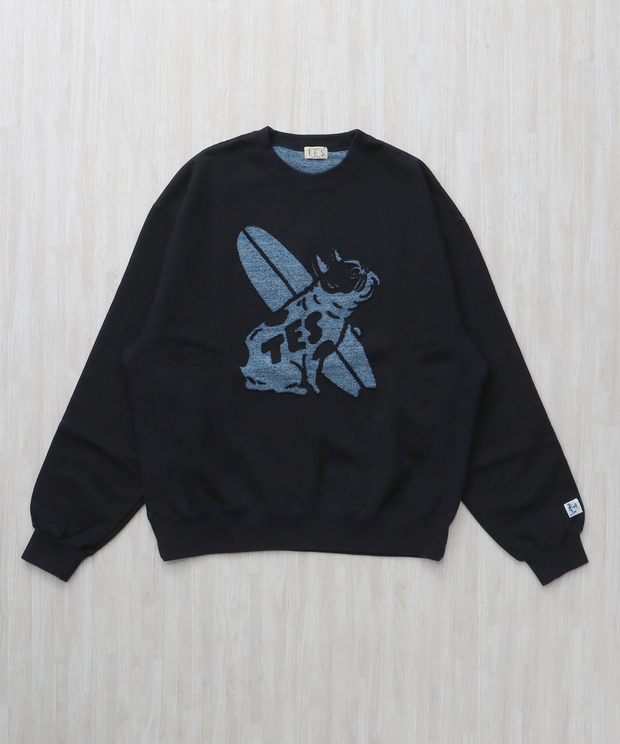 【WEB / FLAG SHOP限定】TES BUHI CAFE OPAL FINISH CREWNECK SWEAT / クルーネックスウェット