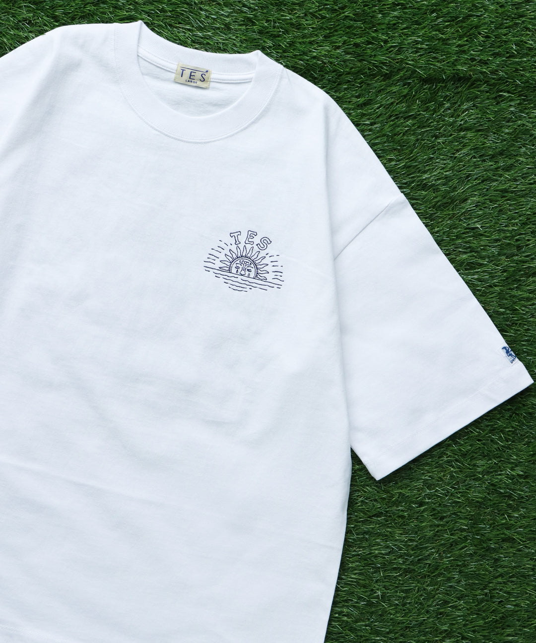 TES BANDANA EMB BIG T-SHIRT / ビッグシルエットTシャツ – TES | THE