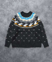 TES FB JQ KNIT / クルーネックニット