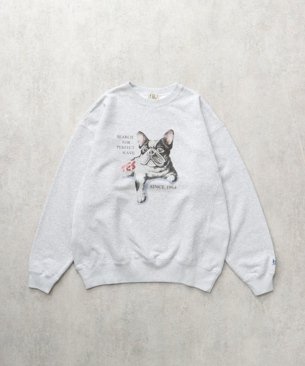 《再入荷》【WEB / FLAG SHOP限定】TES PIDE PT SWEAT/ クルースウェット