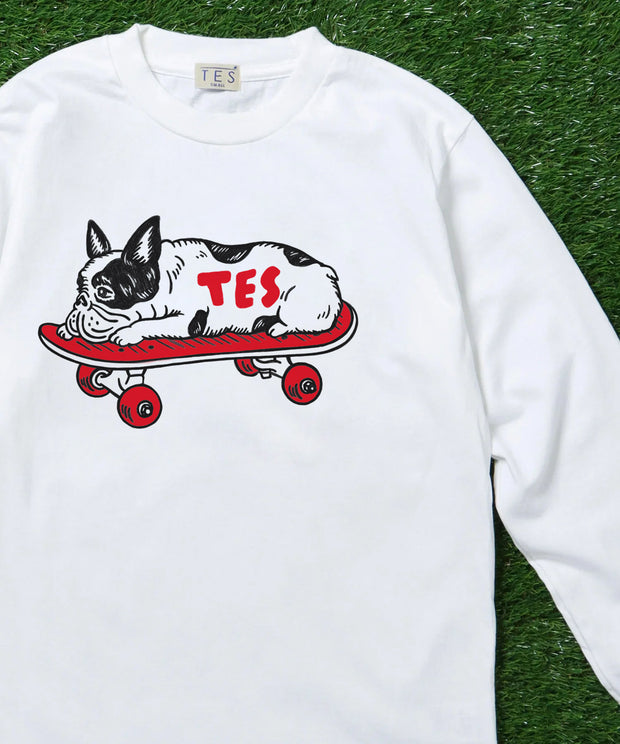 ≪カスタムオーダー≫TES FACEDOWN BUHI CUSTOM LONG SLEEVE T-SHIRT / ロンT