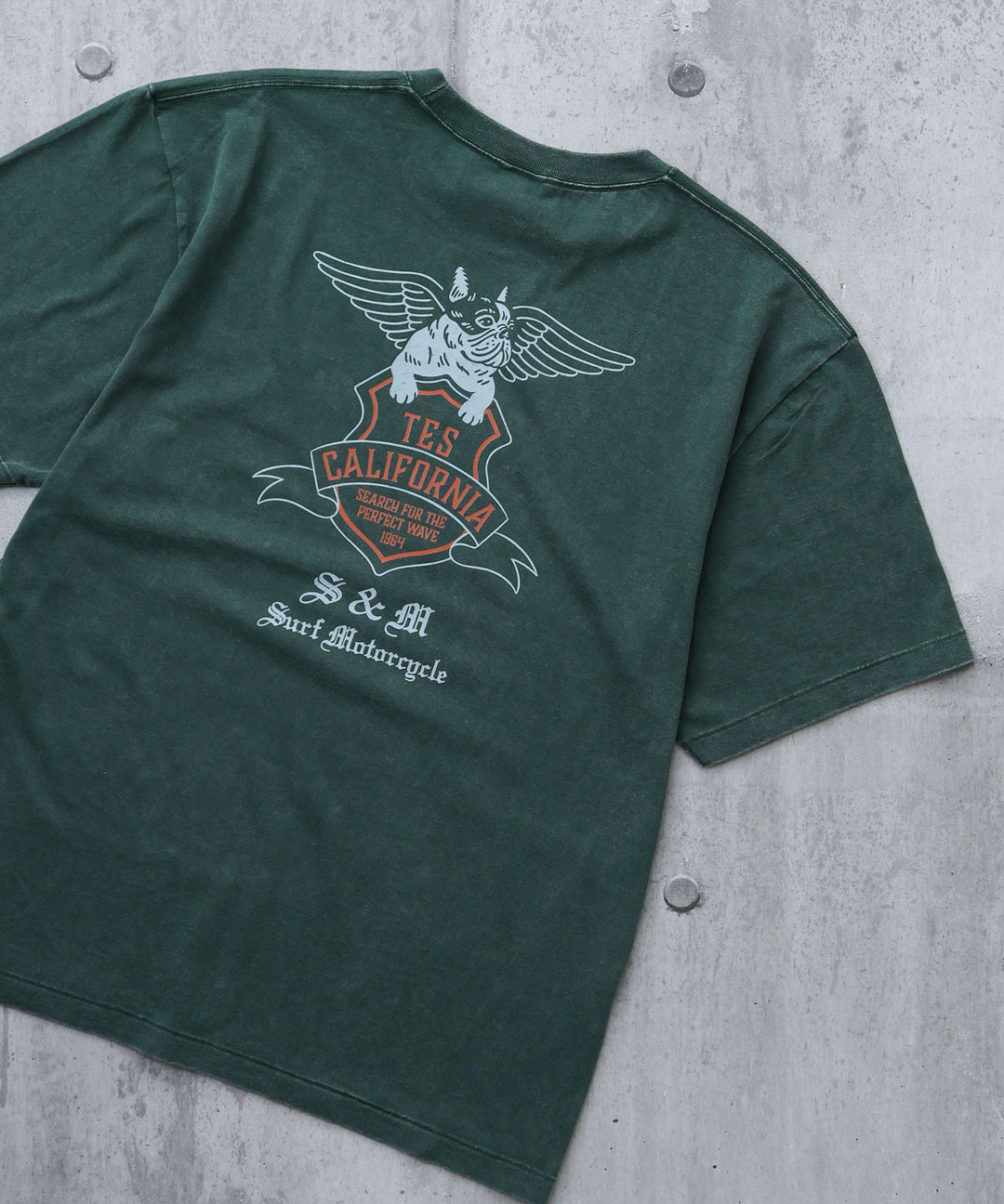 アトリエgg ヴィンテージエンブレムTシャツ 7月下旬お届け予定》【WEB / FLAG SHOP限定】TES VINTAGE BIKER T