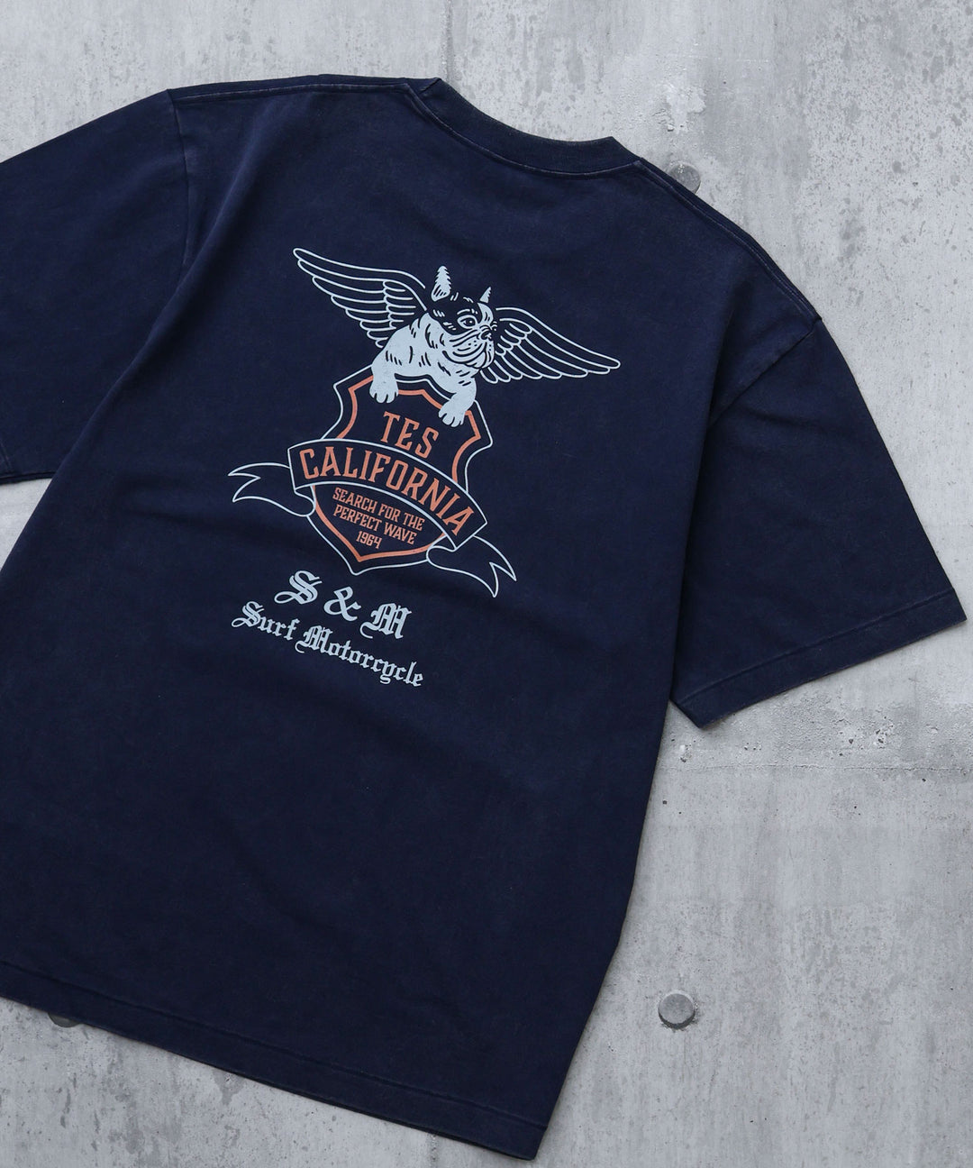 7月下旬お届け予定》【WEB / FLAG SHOP限定】TES VINTAGE BIKER T