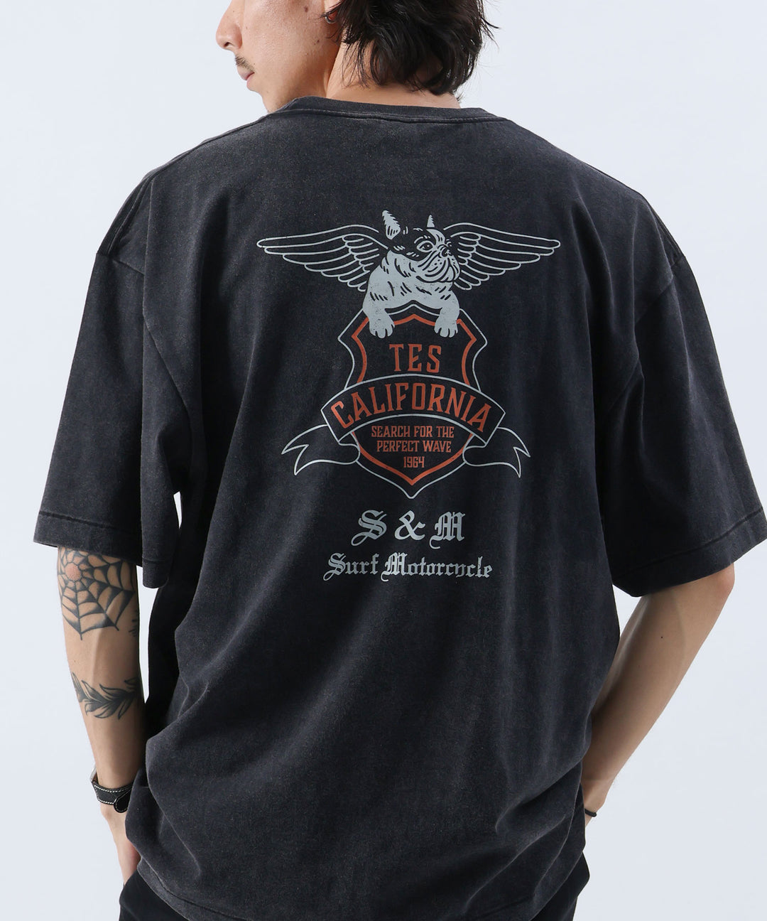 WEB / FLAG SHOP限定】TES VINTAGE BIKER T-SHIRT / 半袖Tシャツ – TES