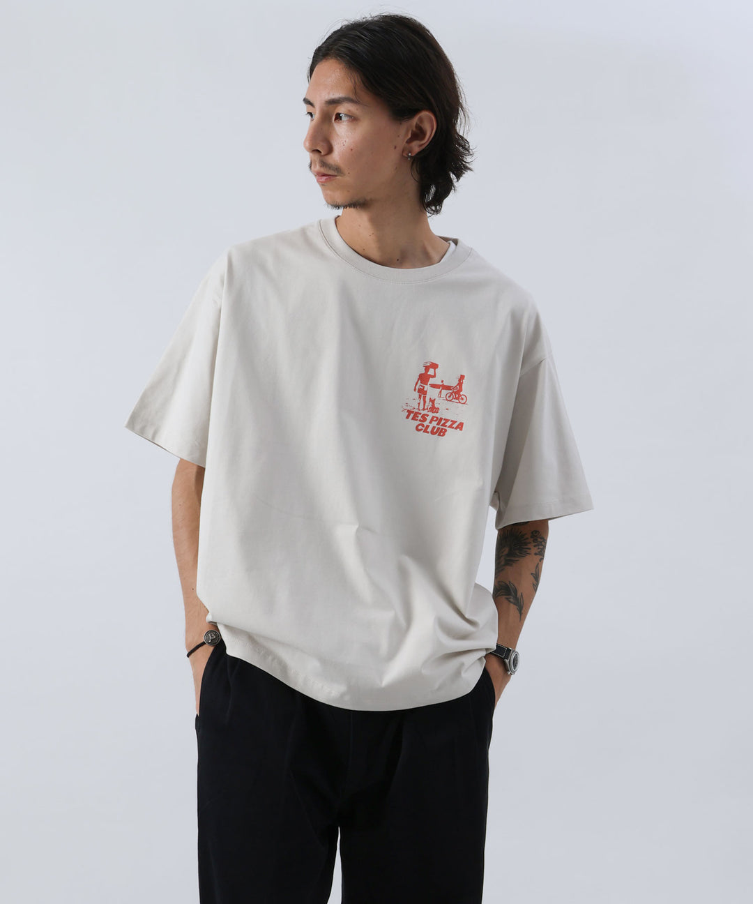 7月下旬お届け予定》【WEB / FLAG SHOP限定】TES PIZZA CLUB T-SHIRT