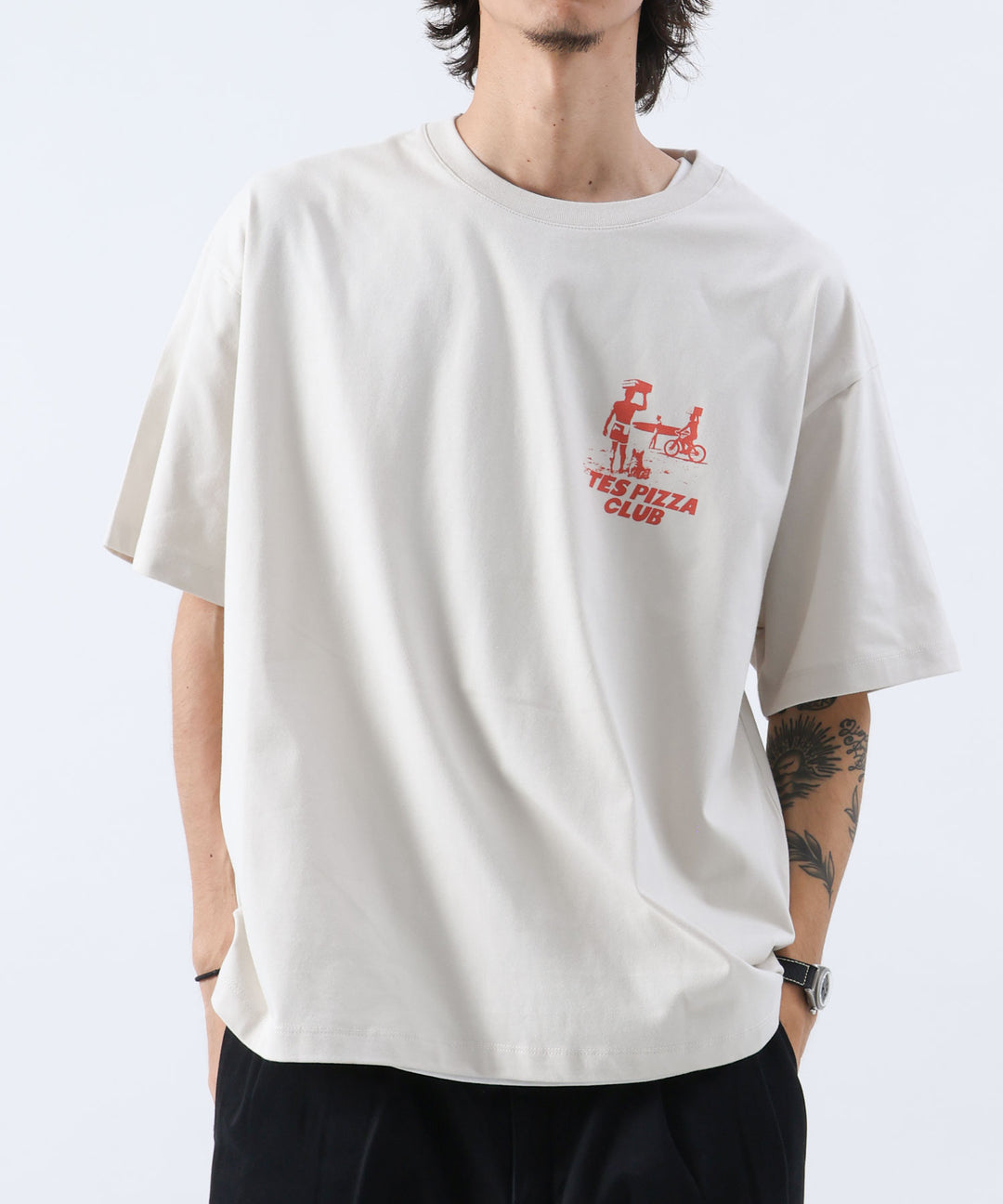 7月下旬お届け予定》【WEB / FLAG SHOP限定】TES PIZZA CLUB T-SHIRT