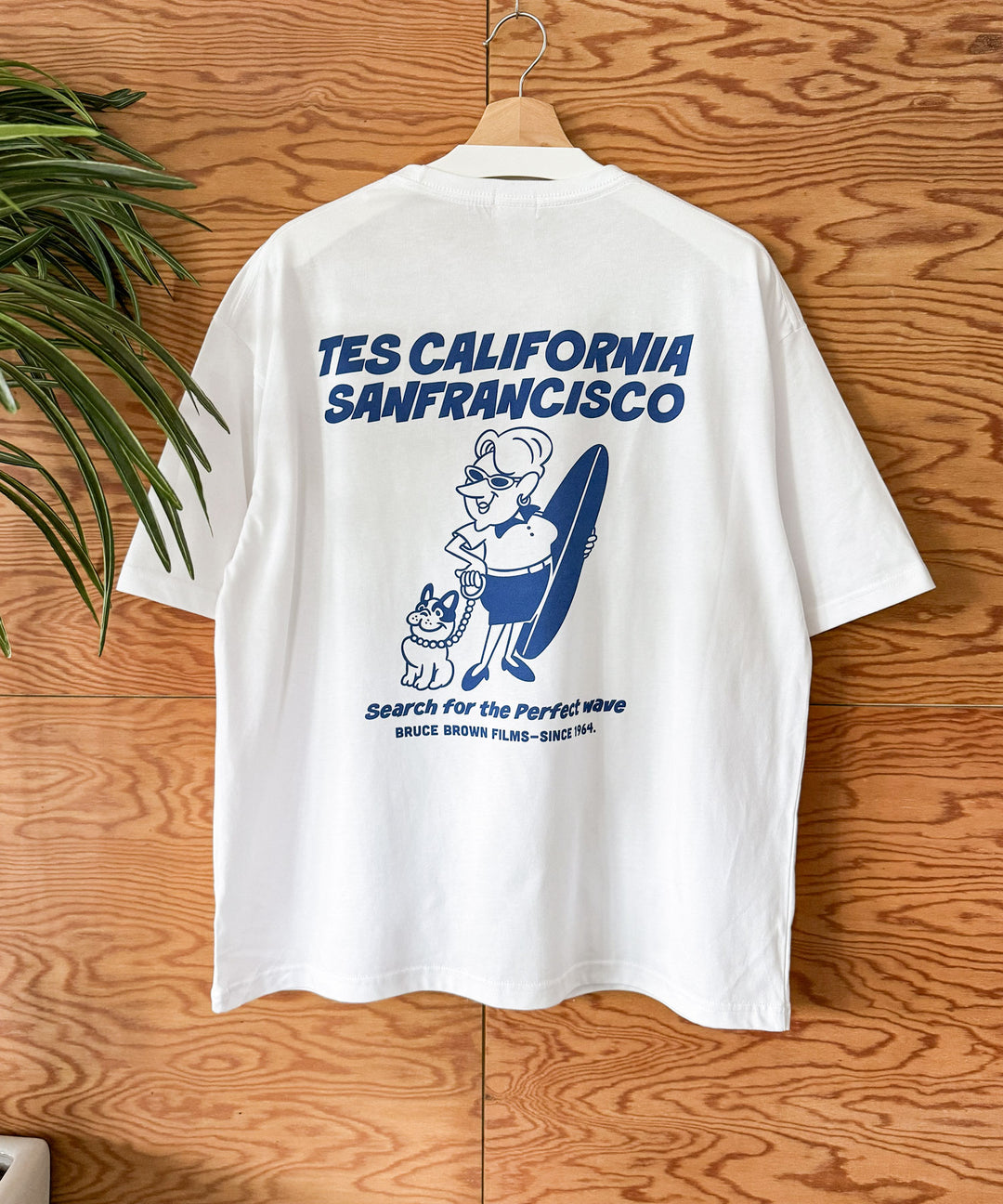 WEB / FLAG SHOP限定】TES CAL MAGAZINE BIG T-SHIRT /オーバーサイズ