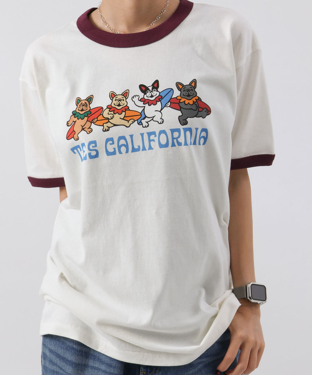 7月下旬お届け予定》【WEB / FLAG SHOP限定】SURF BUDDIES RINGER T