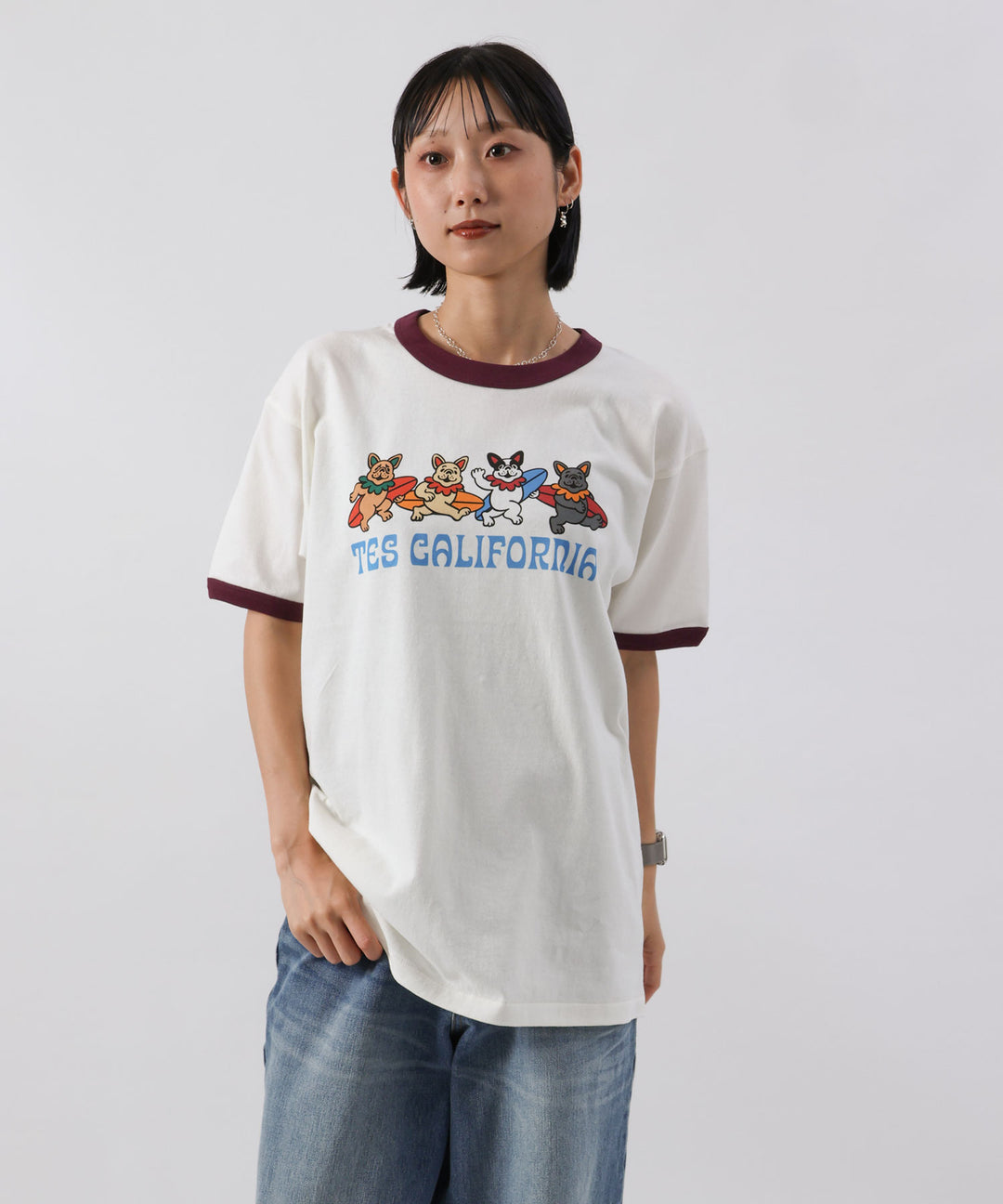7月下旬お届け予定》【WEB / FLAG SHOP限定】SURF BUDDIES RINGER T