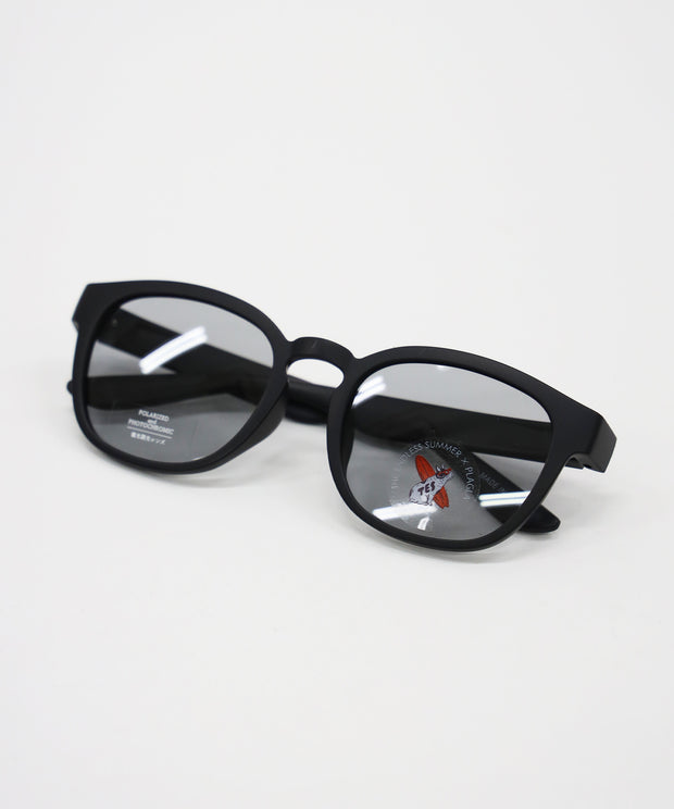 《新カラー追加》【偏光調光レンズ】TES × PLAGLA PHOTOCHROMIC LENS SUNGLASSES / ボストン型調光レンズサングラス