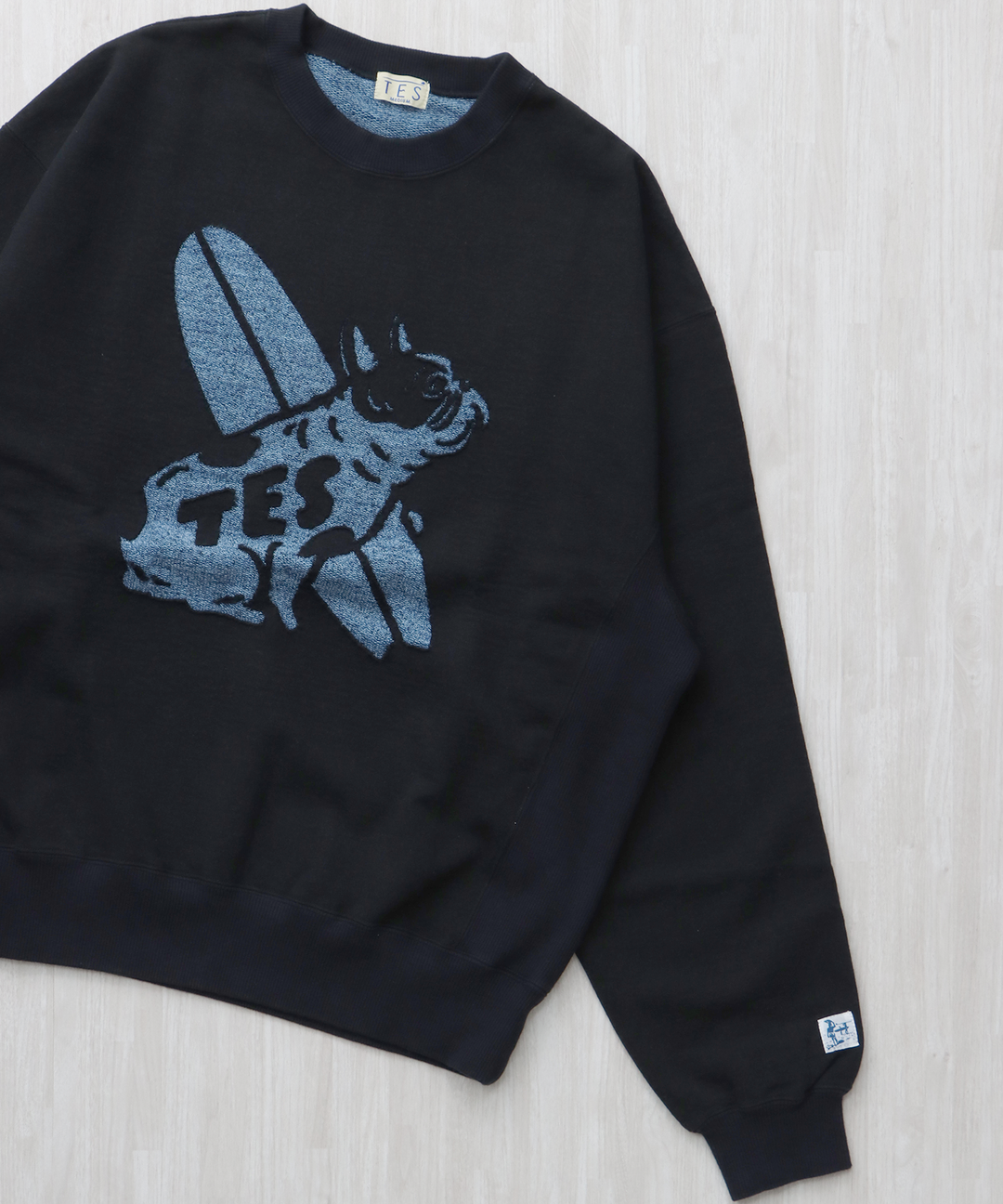 WEB / FLAG SHOP限定】TES BUHI CAFE OPAL FINISH CREWNECK SWEAT