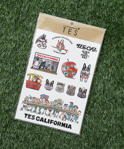 TES × POP FIRE A4 STICKER SHEET – TES | THE ENDLESS SUMMER