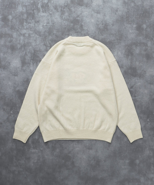 《11月下旬お届け予定》TES SAGARA BUHI WOOL KNIT / クルーネックニット