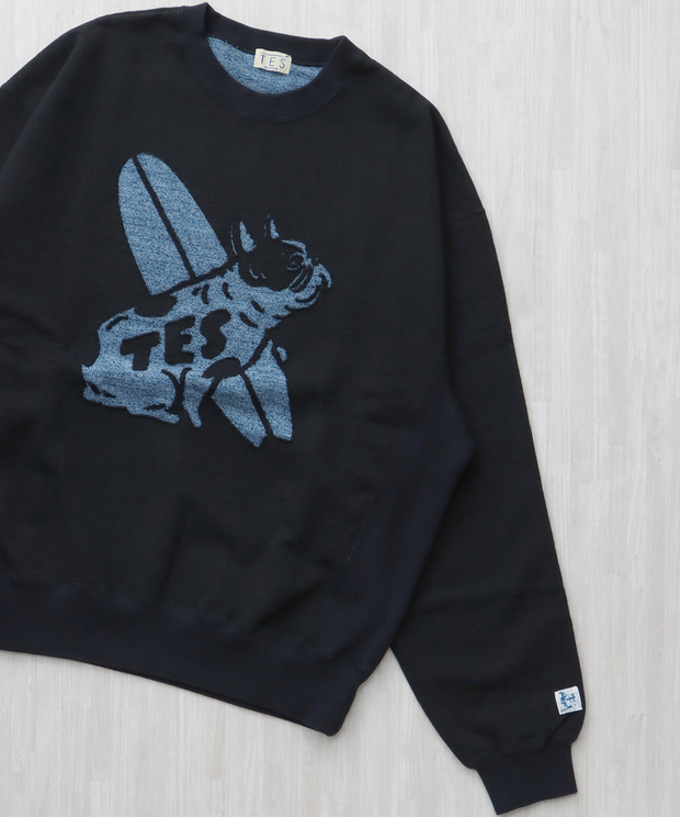 【WEB / FLAG SHOP限定】TES BUHI CAFE OPAL FINISH CREWNECK SWEAT / クルーネックスウェット