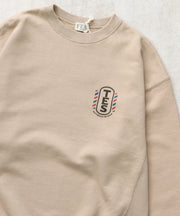 【WEB / FLAG SHOP限定】TES BARBER PT SWEAT/ クルースウェット