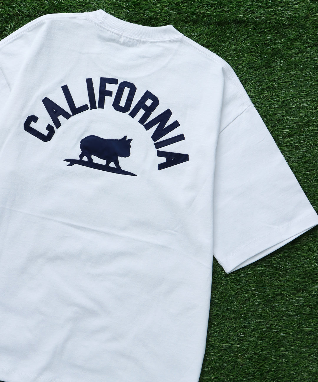 7月下旬お届け予定》TES SATIN WAPPEN BIG T-SHIRT / ビッグシルエット