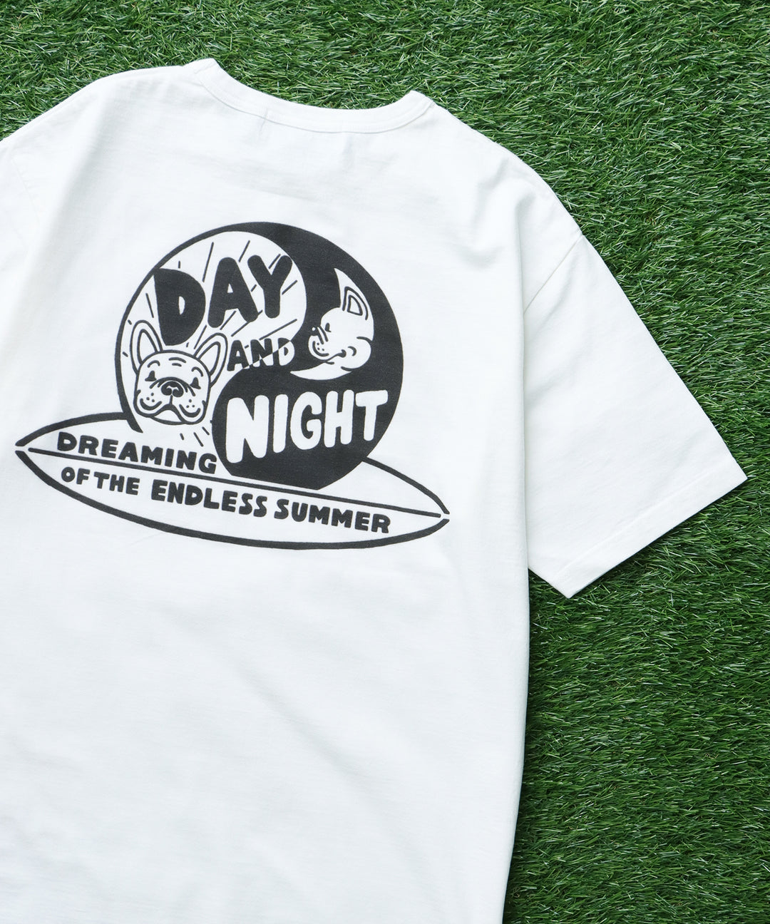邦楽 DREAMING IN PRINT 7月下旬お届け予定》TES 8812 DAY & NIGHT TEE / Tシャツ – TES | THE