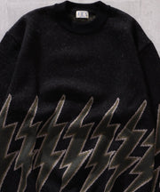 TES THUNDERBOLT 70s CREWNECK KNIT / クルーネックニット