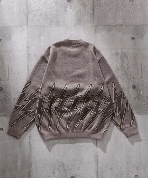 TES THUNDERBOLT 70s CREWNECK KNIT / クルーネックニット