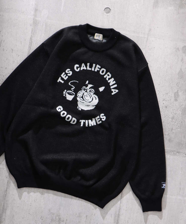 TES GOOD TIMES JQ CREWNECK KNIT / クルーネックニット