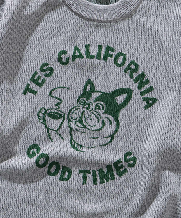 TES GOOD TIMES JQ CREWNECK KNIT / クルーネックニット