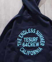 TES SURF TEAM BIG ZIP PARKA / スウェットジップパーカー