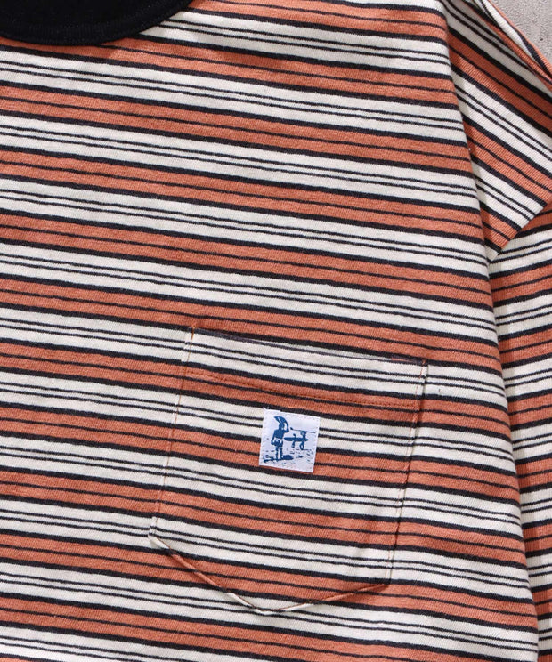 TES VINTAGE BORDER LONG SLEEVE T-SHIRT / ロンT