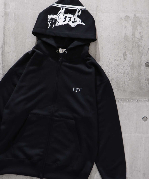 TES CANON LOOP SWEAT LOOSE FIT ZIP PARKA / ジップパーカー