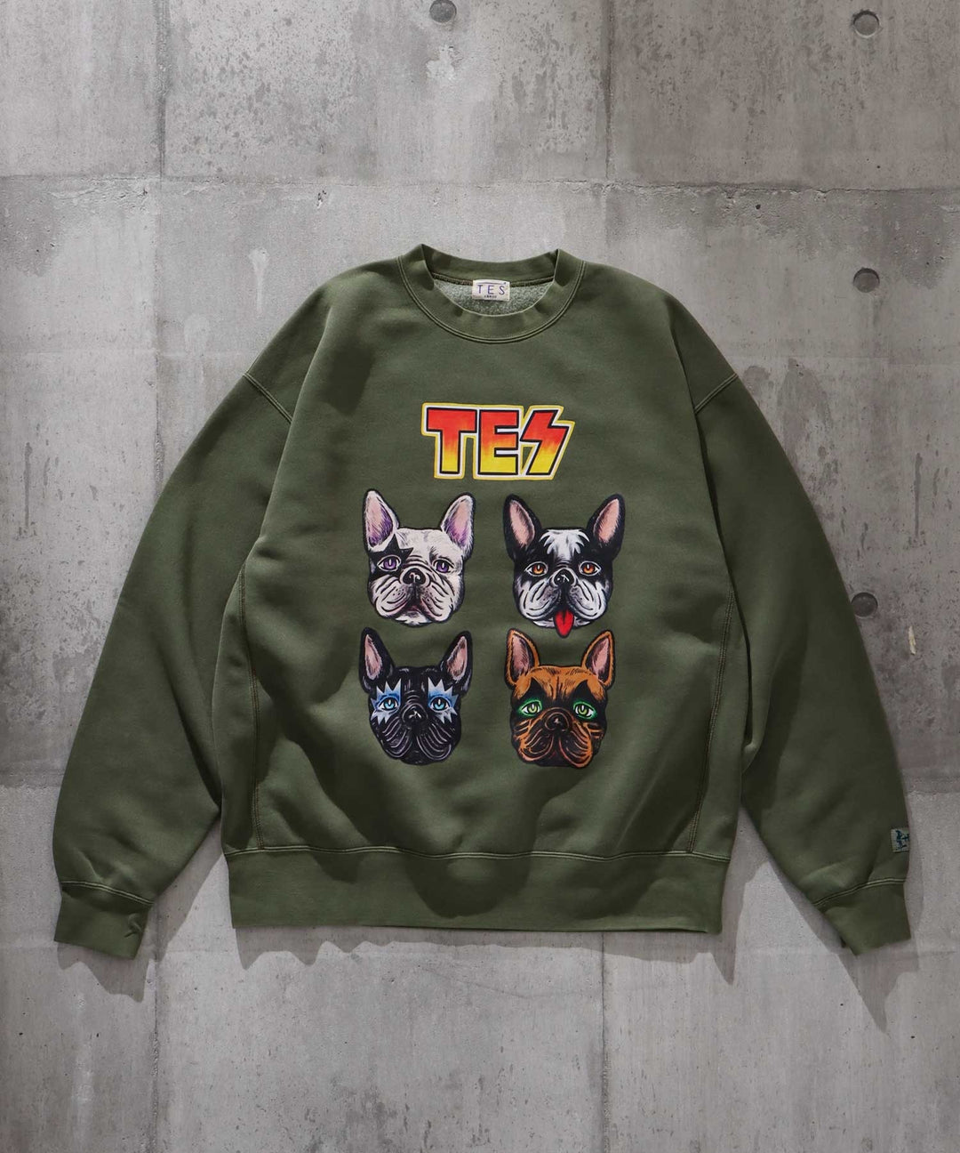 TES BUHI BAND PIGMENT CREW NECK BIG SWEAT / クルーネックスウェット – TES | THE ENDLESS  SUMMER