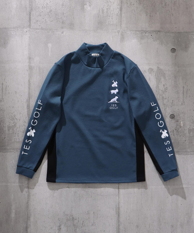 TES GOLF MILITARY COLOR HIGHNECK LONG SLEEVE T-SHIRT / ロンT