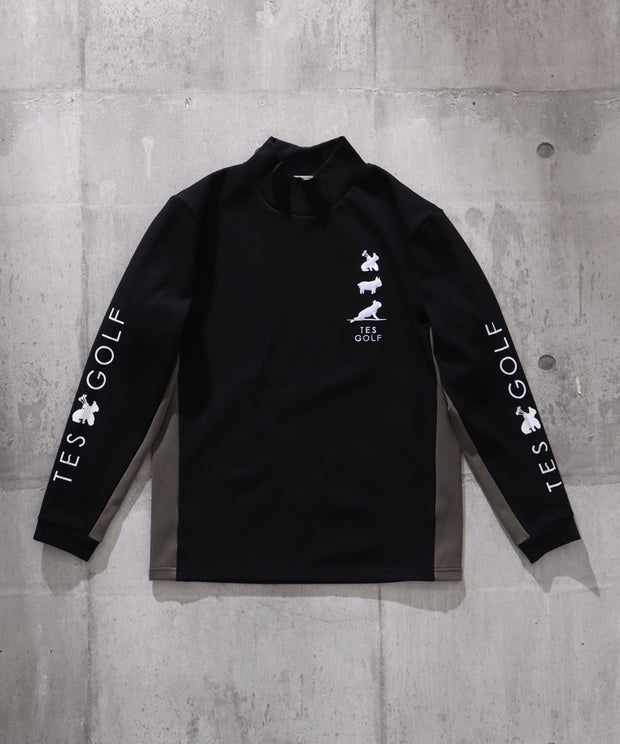 TES GOLF MILITARY COLOR HIGHNECK LONG SLEEVE T-SHIRT / ロンT