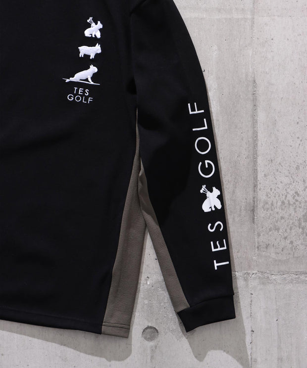 TES GOLF MILITARY COLOR HIGHNECK LONG SLEEVE T-SHIRT / ロンT