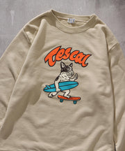 TES SKATE BUHI SWEAT CREW NECK / クルーネックスウェット